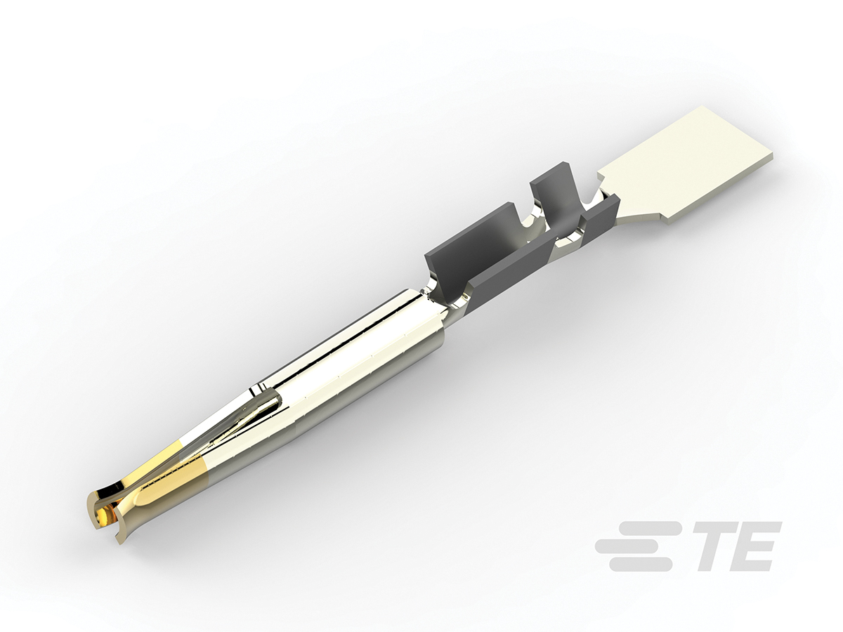 TE Connectivity size 22 Female Crimp D-sub Connector Contact, Gold Flash Socket, 28 → 22 AWG