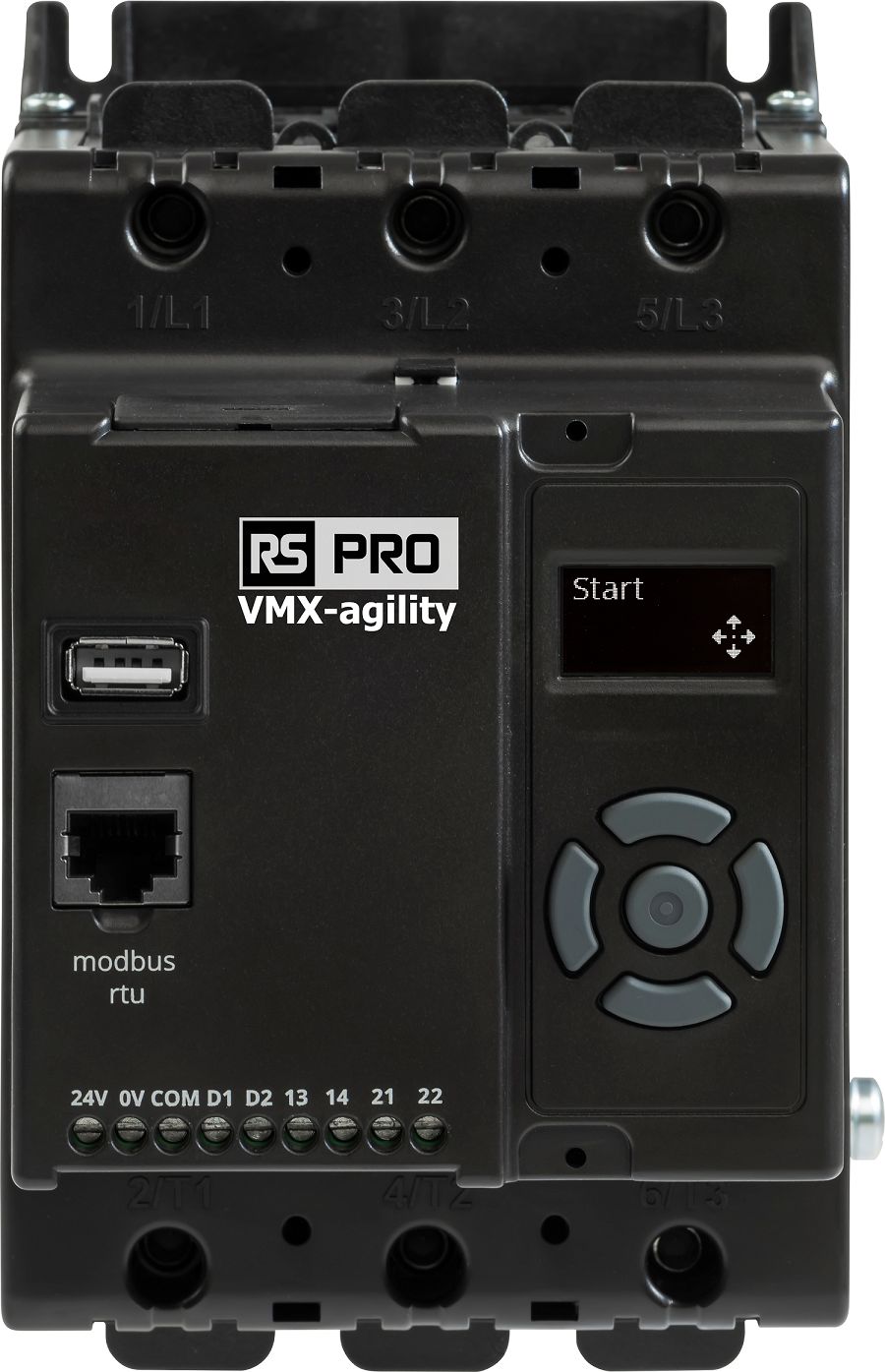 RS PRO Soft Starter, , 18.5 kW, 200 → 600 V, 3 Phase, IP20