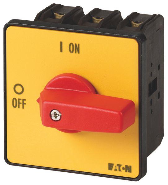 Eaton 3 pole + N Pole Flush Mount Isolator Switch - 63A Maximum Current, 30kW Power Rating, IP65 (Front)