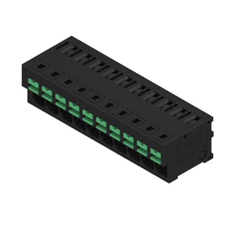 Weidmüller OMNIMATE4.0 Series PCB Terminal, 10-Contact, 5mm Pitch, PCB Mount, 1-Row, Snap In Termination
