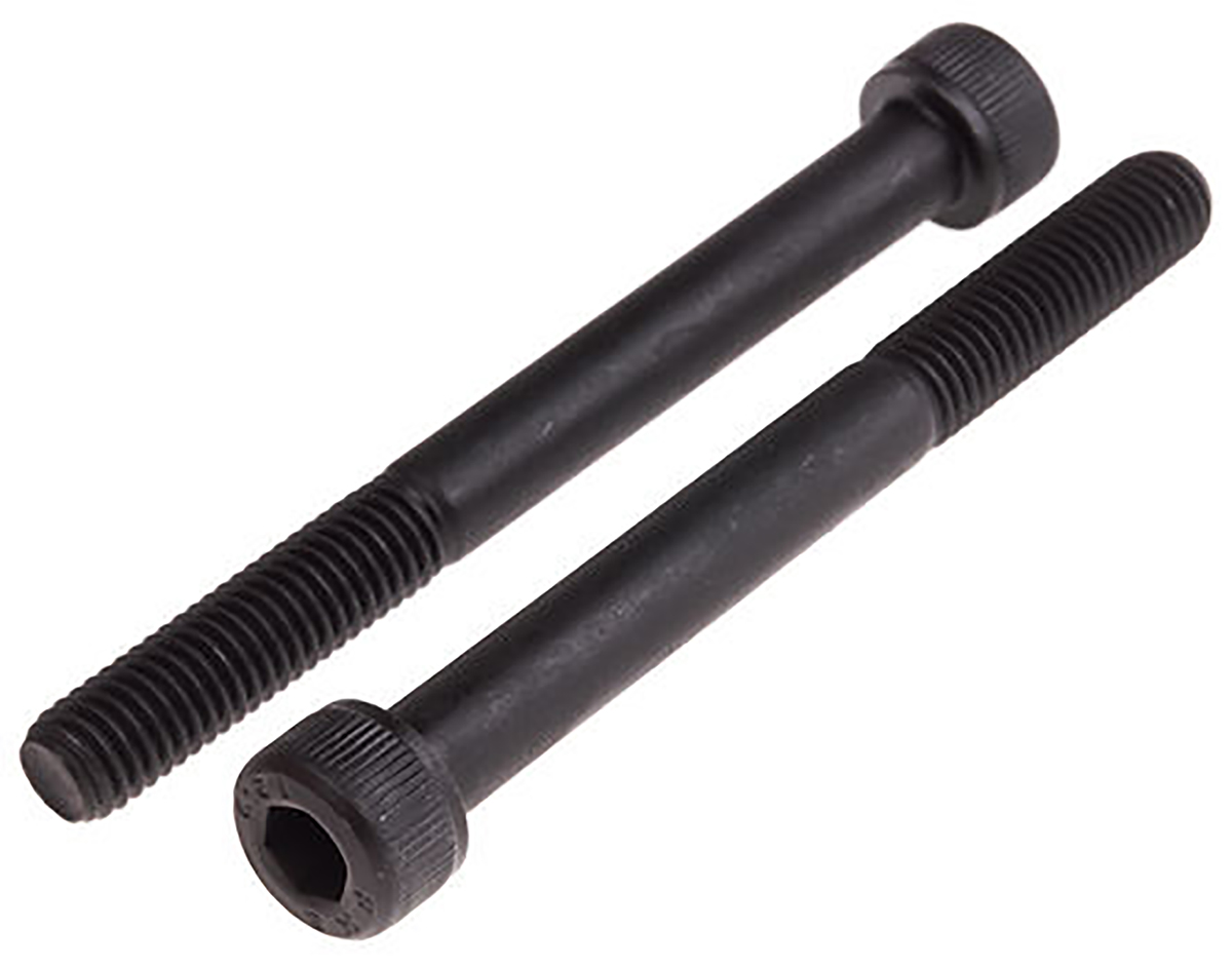 RS PRO Black, Self-Colour Steel Hex Socket Cap Screw, DIN 912, M12 x 75mm