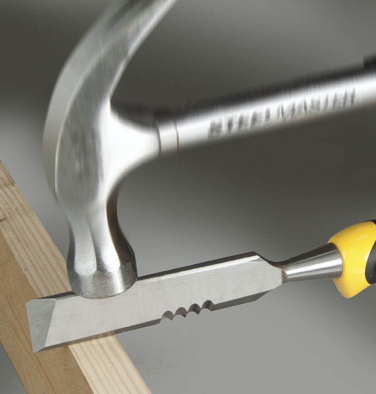 Stanley Carbon Steel Wood Chisel, 116mm Length, 25.0 mm Blade Width
