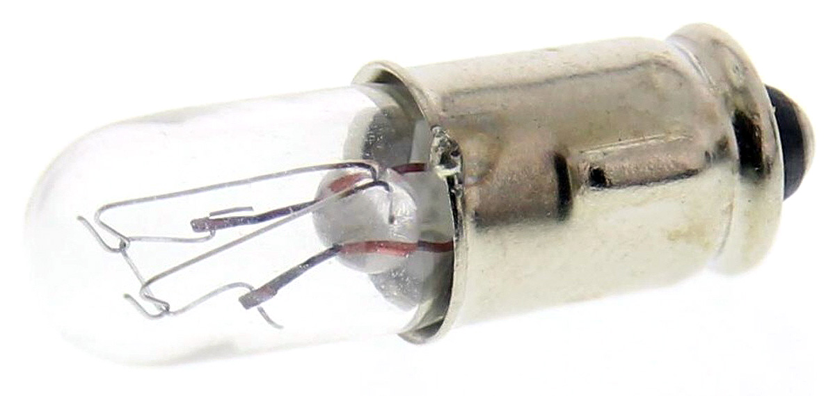 Orbitec BA7S Indicator Light, Clear, 24 V, 50 mA, 1000h