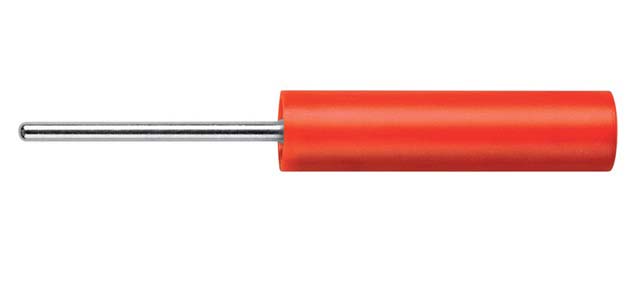 Schutzinger Red, Female Banana Socket and Nickel Plated