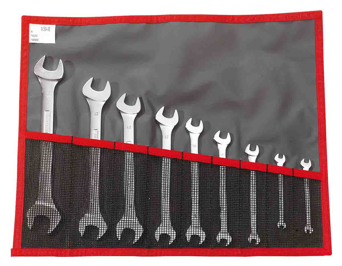Facom 44.JU Series 8-Piece Spanner Set, 1/4 x 5/16 → 1.1/8 x 1.1/4 in