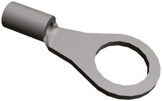 TE Connectivity, Budget Uninsulated Ring Terminal, M3.5 Stud Size, 0.1mm² to 0.4mm² Wire Size