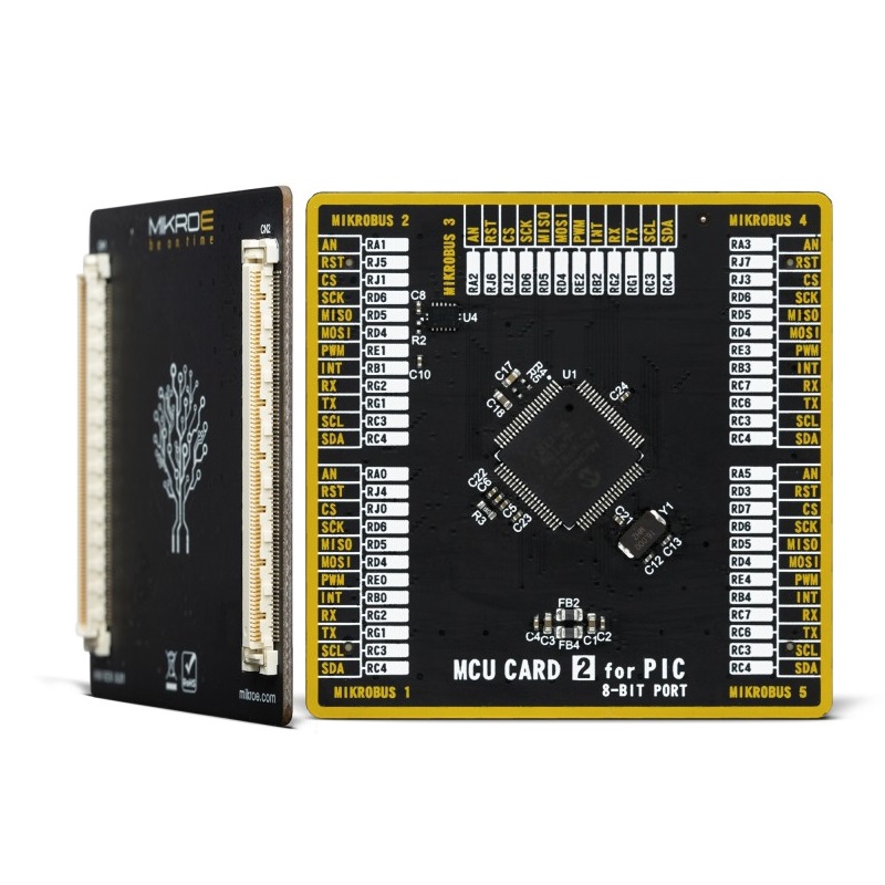 Brand-Rex MCU CARD 2 For PIC PIC18F87J11 Microcontroller Development Board MIKROE-4098