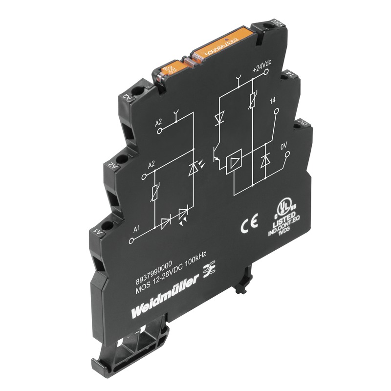 Weidmüller MOS Series Solid State Relay, 50 mA Load, Chassis Mount, 28.8 V ac/dc Load, 28 V ac/dc Control