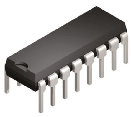 Vishay, ILQ1 DC Input Transistor Output Quad Optocoupler, Through Hole, 16-Pin PDIP