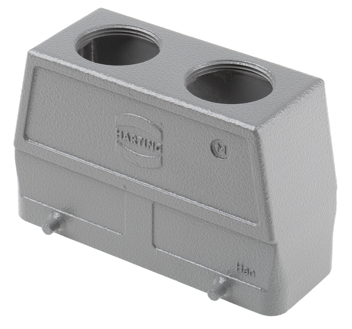 HARTING Han B Heavy Duty Power Connector Hood, M32 Thread, Top Entry
