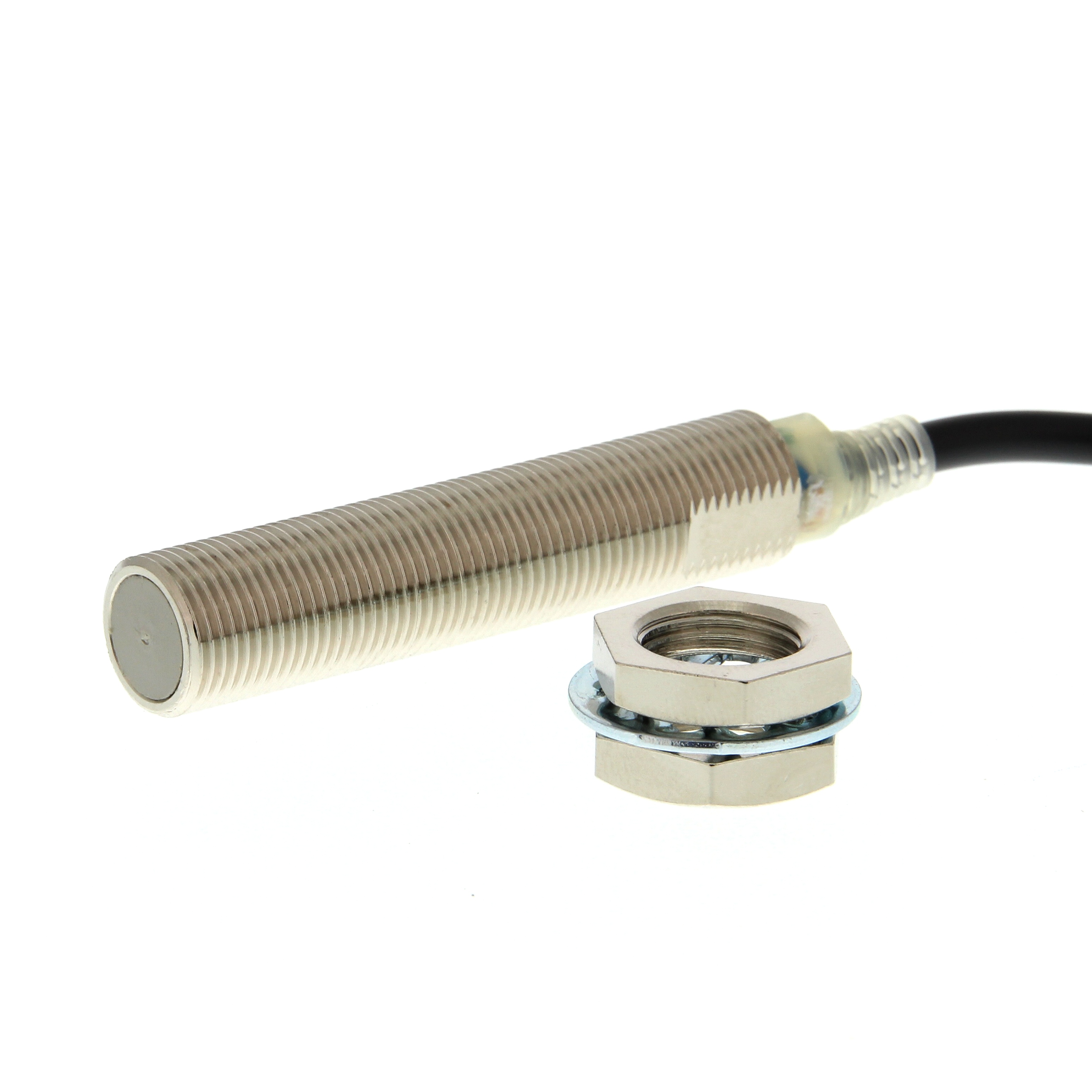Omron Inductive Threaded Barrel Proximity Sensor, M12, 2 mm Detection, 2-Wire NO, 24 → 240 V ac/dc