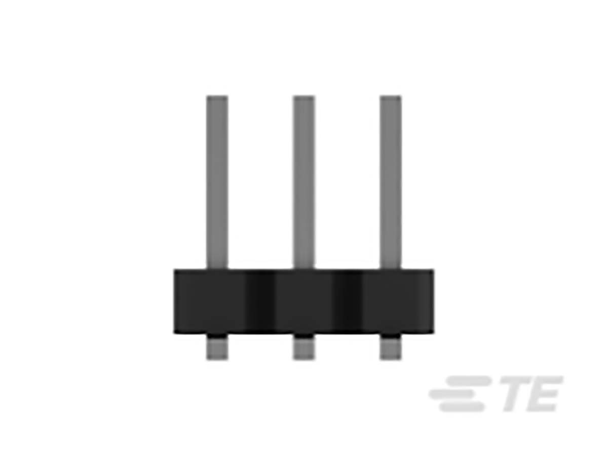 TE Connectivity AMPMODU Series Straight Surface Pin Header, 6 Contact(s), 2 mm Pitch, 2 Row, Unshrouded