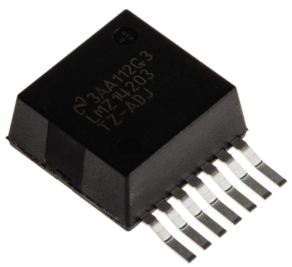 Texas Instruments, LMZ14203TZ-ADJ/NOPB Step-Down Switching Regulator, 1-Channel 3A Adjustable 7-Pin, TO-PMOD