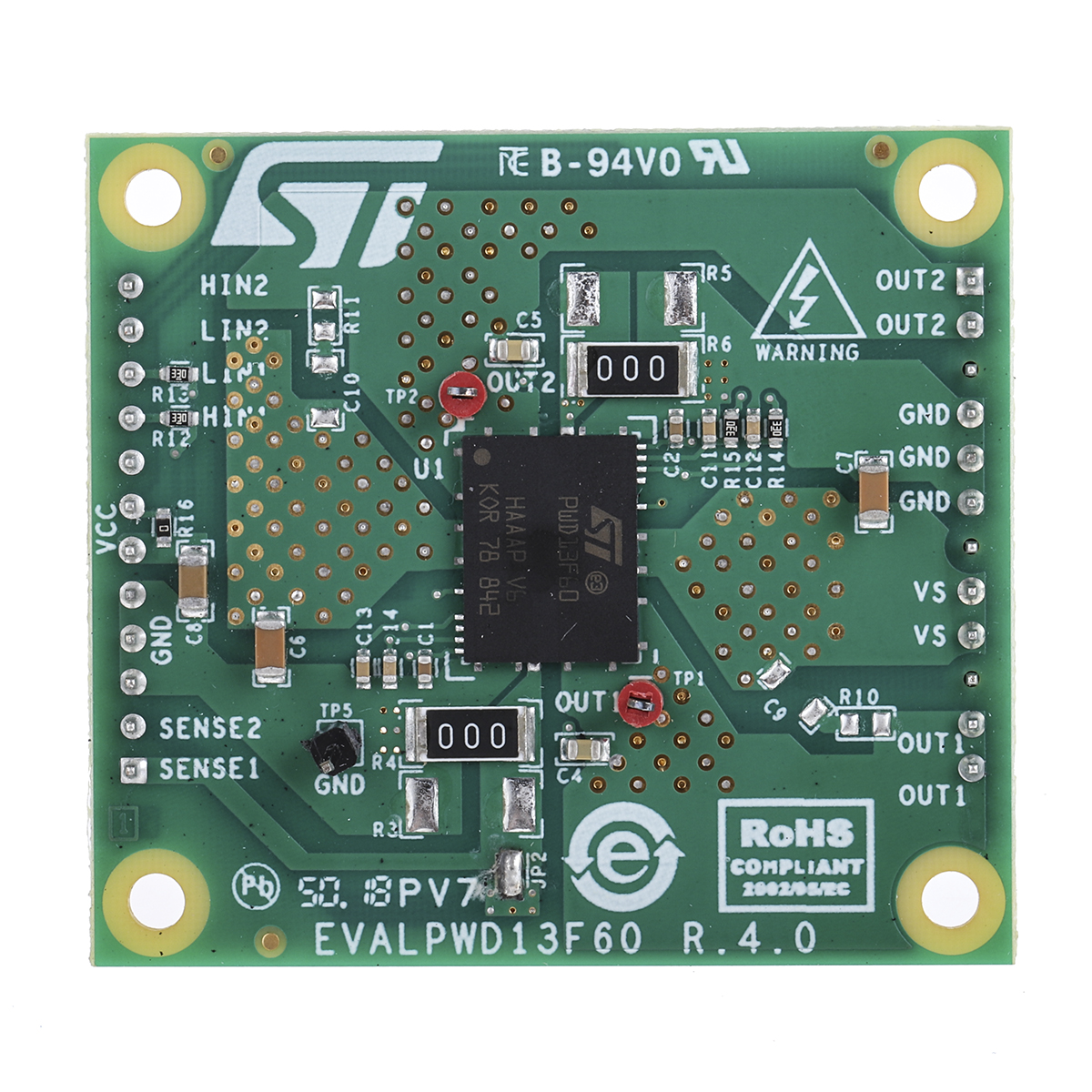 STMicroelectronics High Voltage Evaluation Board Full Bridge for EVALPWD13F60 for PWD13F60