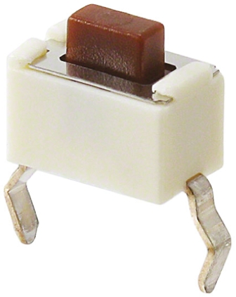 Panasonic Brown Push Plate Tactile Switch, SPST 50 mA @ 12 V dc 4.3mm