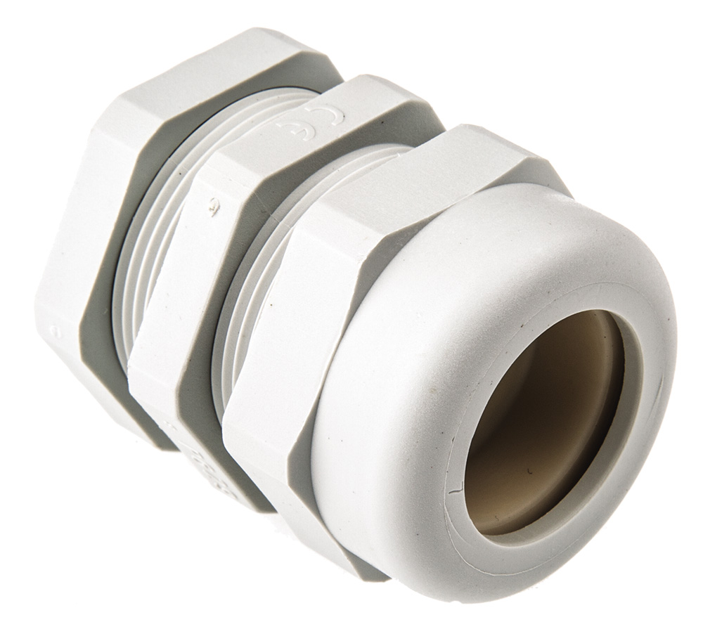 SIB WADI-TEC Series Grey PA 6 Cable Gland, PG29 Thread, 15mm min., 24.5mm max., IP68