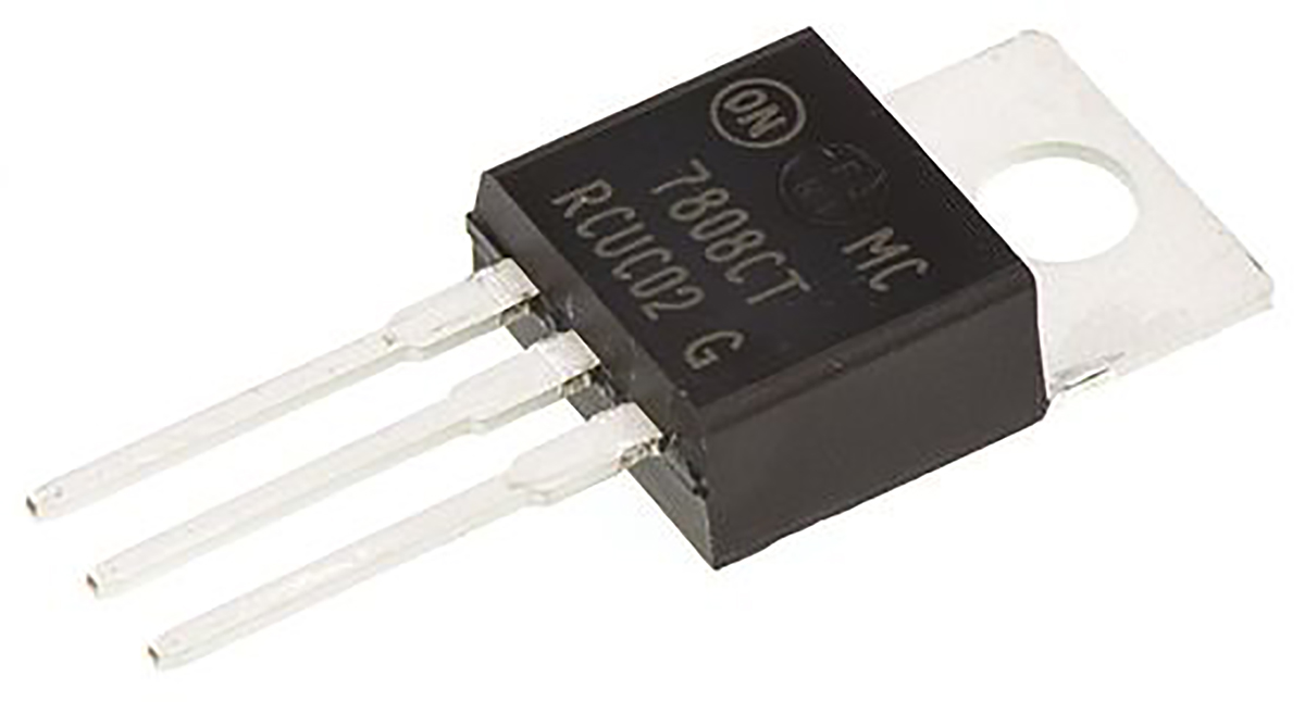 onsemi MC7808CTG, 5-Channel Linear, Voltage Regulator, 1 A, 8 V, TO-220 3-Pin