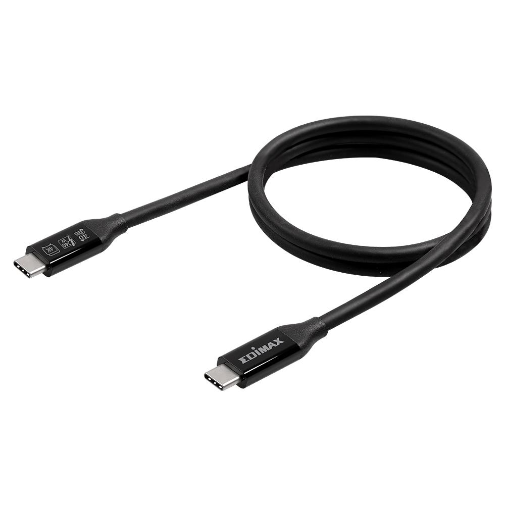 Edimax USB 4.0, Male USB C to Male USB C, 1m