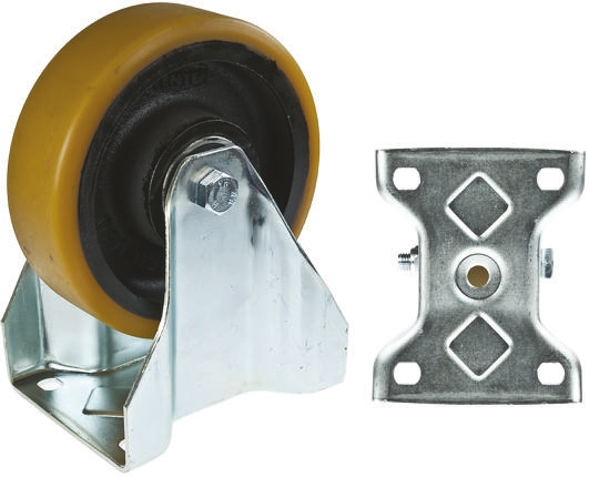 Tente Fixed Castor Wheel, 750kg Capacity, 160mm Wheel
