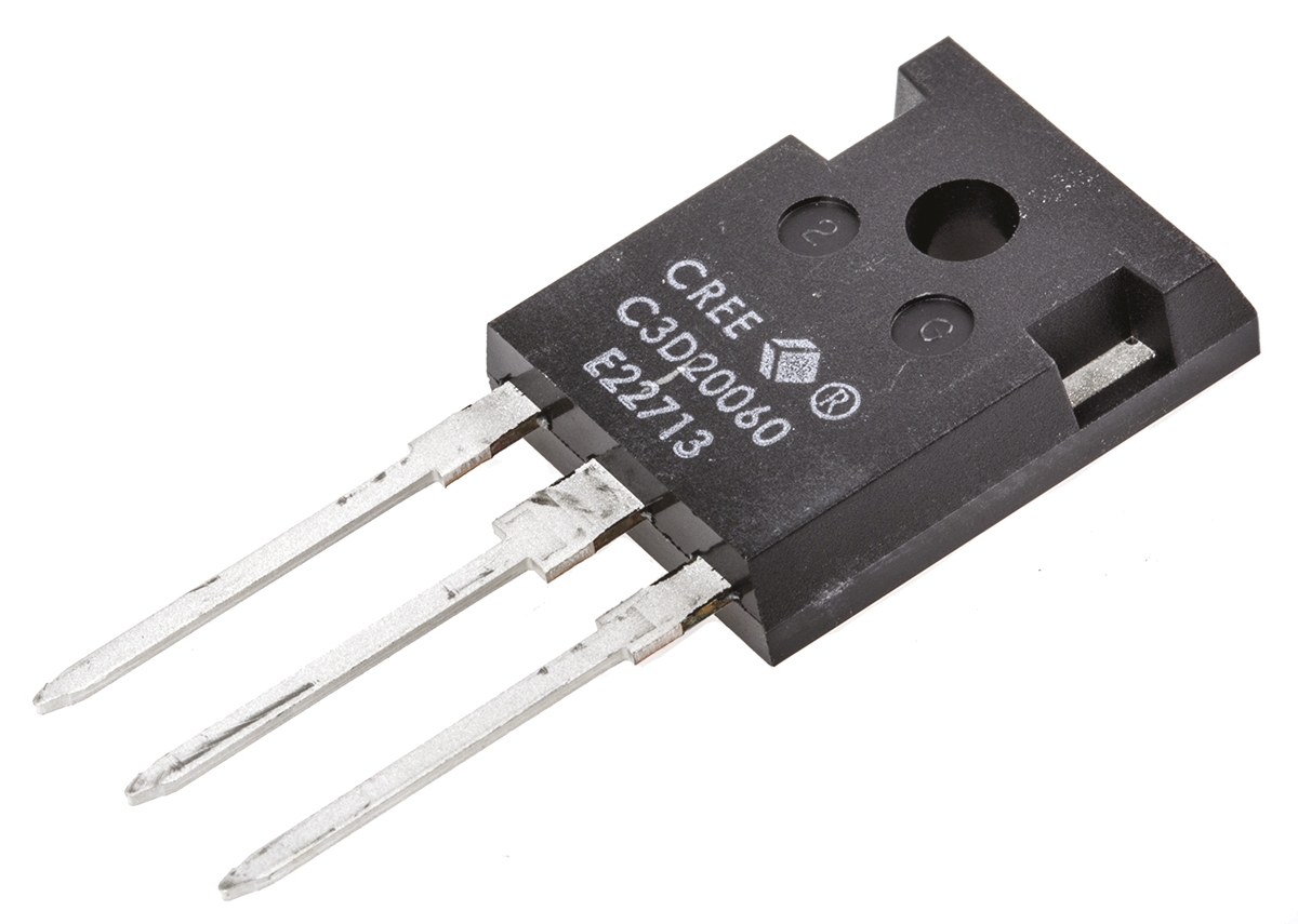 Wolfspeed 600 V 20 A Diode Schottky 3-Pin TO-247 C3D20060D