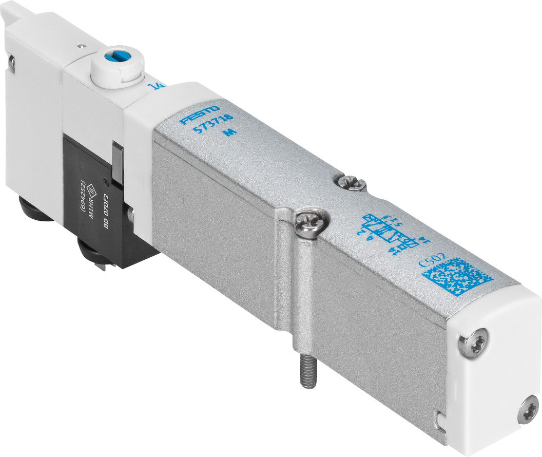 Festo 5/2 Monostable Solenoid Valve - Electrical G 1/8 VMPA Series 24V dc, 573718