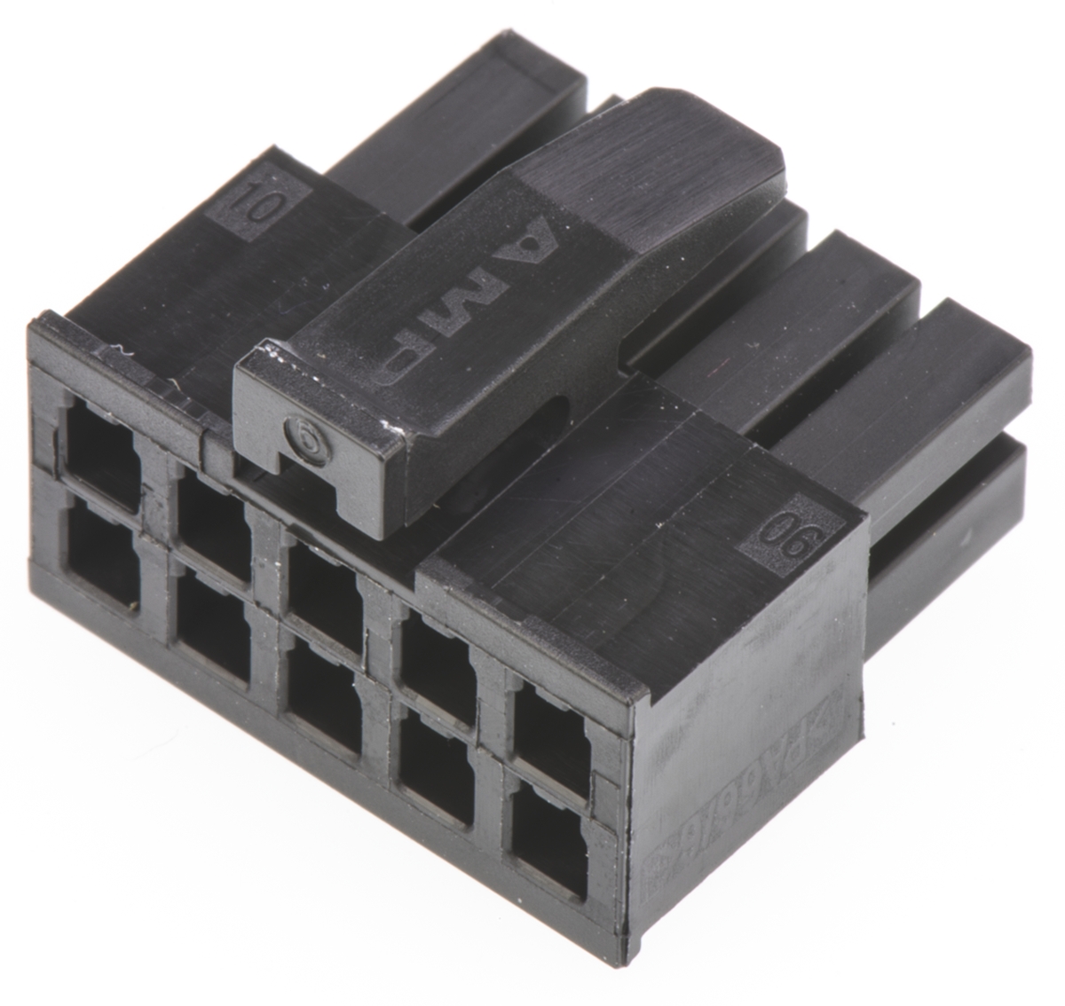 TE Connectivity, Micro MATE-N-LOK Female Connector Housing, 3mm Pitch, 10 Way, 2 Row