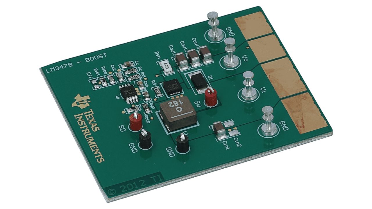 Texas Instruments Power Management IC Development Kit Current Controller for LM3478 for LM3478