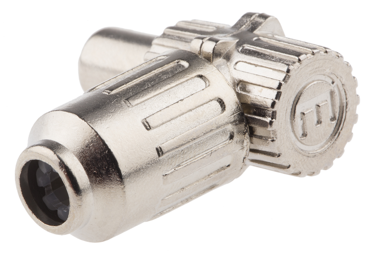 Decelect Right Angle Aerial Connector Plug, Cable Mount