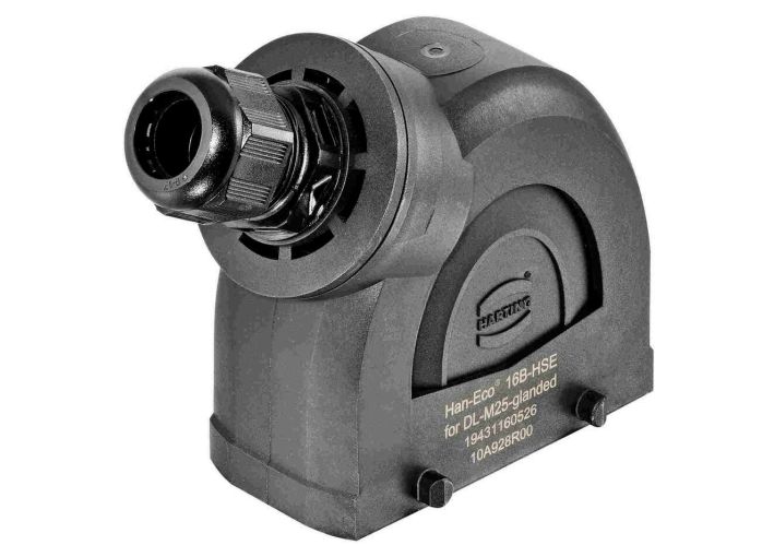 HARTING Han-Eco B Heavy Duty Power Connector Hood, M25 Thread, Side Entry Han-Eco Range