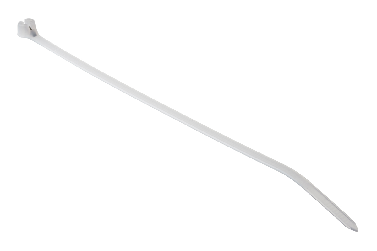 Thomas & Betts Cable Ties, Stainless Steel Barb Locking, 140mm x 3.56 mm, Natural Nylon, Pk-1000