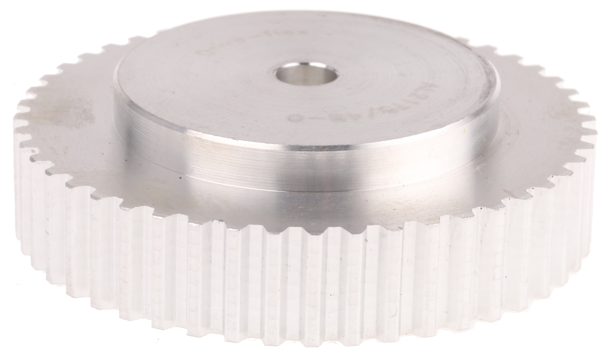 RS PRO Timing Belt Pulley, Aluminium 10mm Belt Width x 5mm Pitch, 48 Tooth