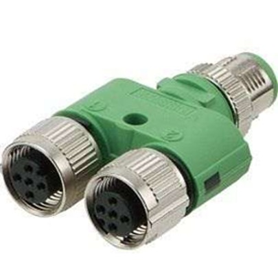 SMC Straight Male 5 way M12 to Straight Female 5 way M12 Connecter