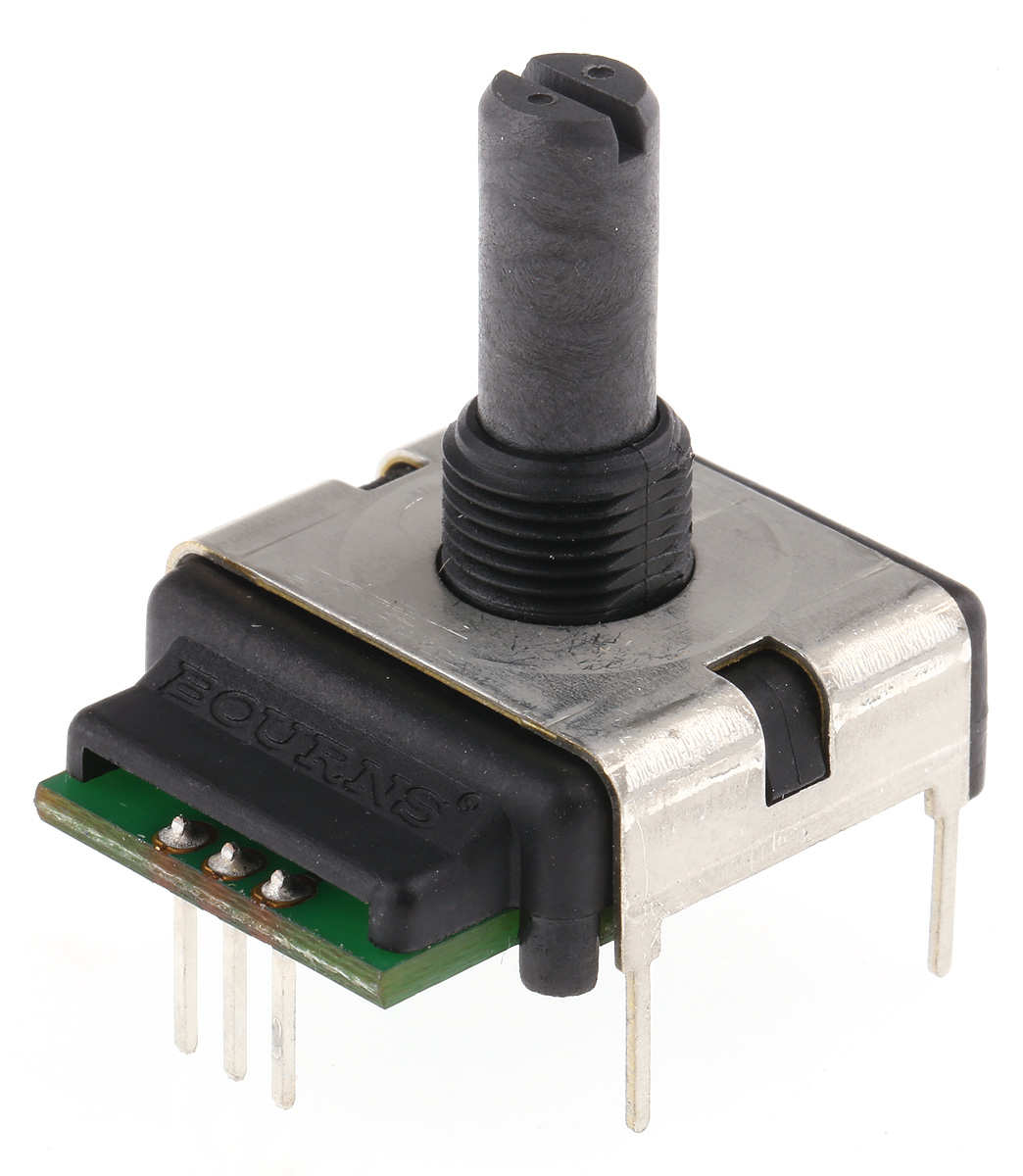 Bourns Incremental Incremental Encoder, 24 ppr, Quadrature Signal, Solid Type, 9mm Shaft