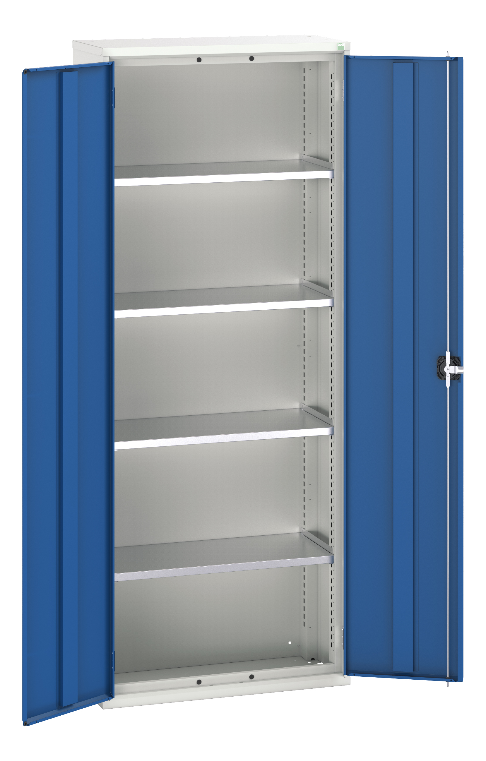 Bott 2 Door, 0 Drawer Sheet Steel Floor Standing Cupboard, 800 x 350 x 2000mm