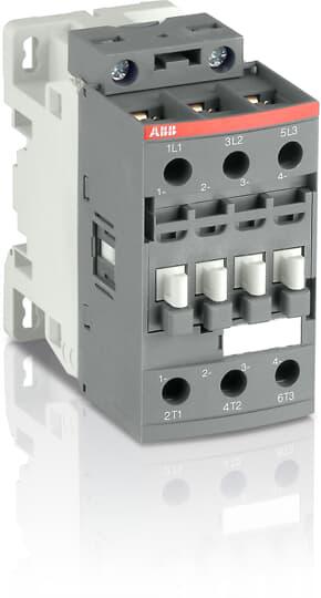 ABB AF26ZB-30-00-21 Contactor, 20/60 V dc Coil, 3-Pole, 45 A, 15 kW 60 V, 3 NO, 690V