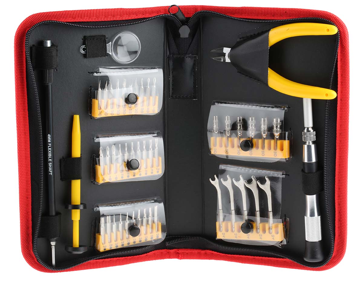 RS PRO Driver Bit Set 46 Pieces, Hexagon, Phillips, Pozidriv, Slotted, Star