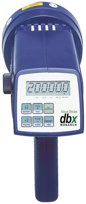 Wachendorff Nova Strobe dbx Handheld Stroboscope, 250000rpm Max, ±0.002 % Accuracy