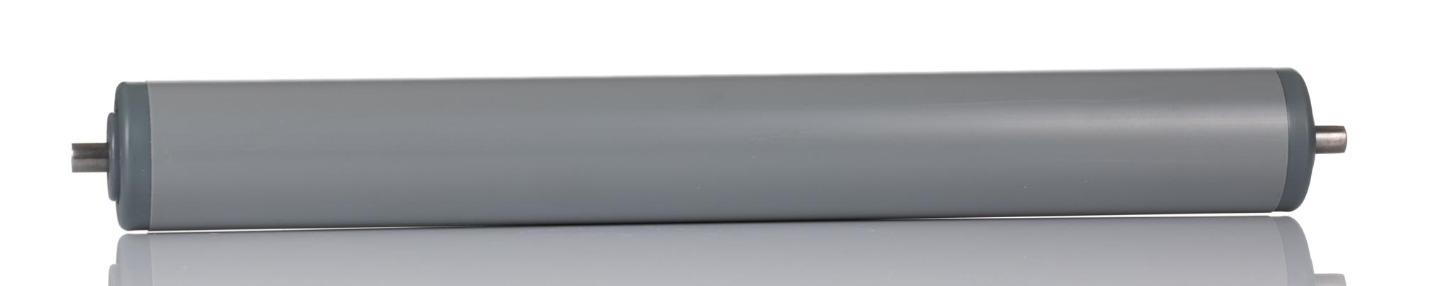 Bosch Rexroth Plastic Round Conveyor Roller 40mm Dia. x 325mm L, 150N Load Capacity Zinc Plated Steel, 8mm Spindle,