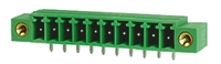 RS PRO, 3.81mm Pitch, 10 Way, Right Angle, Pluggable Terminal Block, Header, Through Hole, Solder Termination
