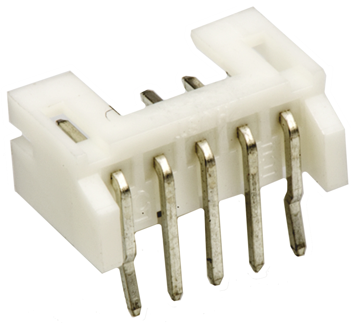 JST PH Series Right Angle Through Hole PCB Header, 5 Contact(s), 2 mm Pitch, 1 Row, Shrouded