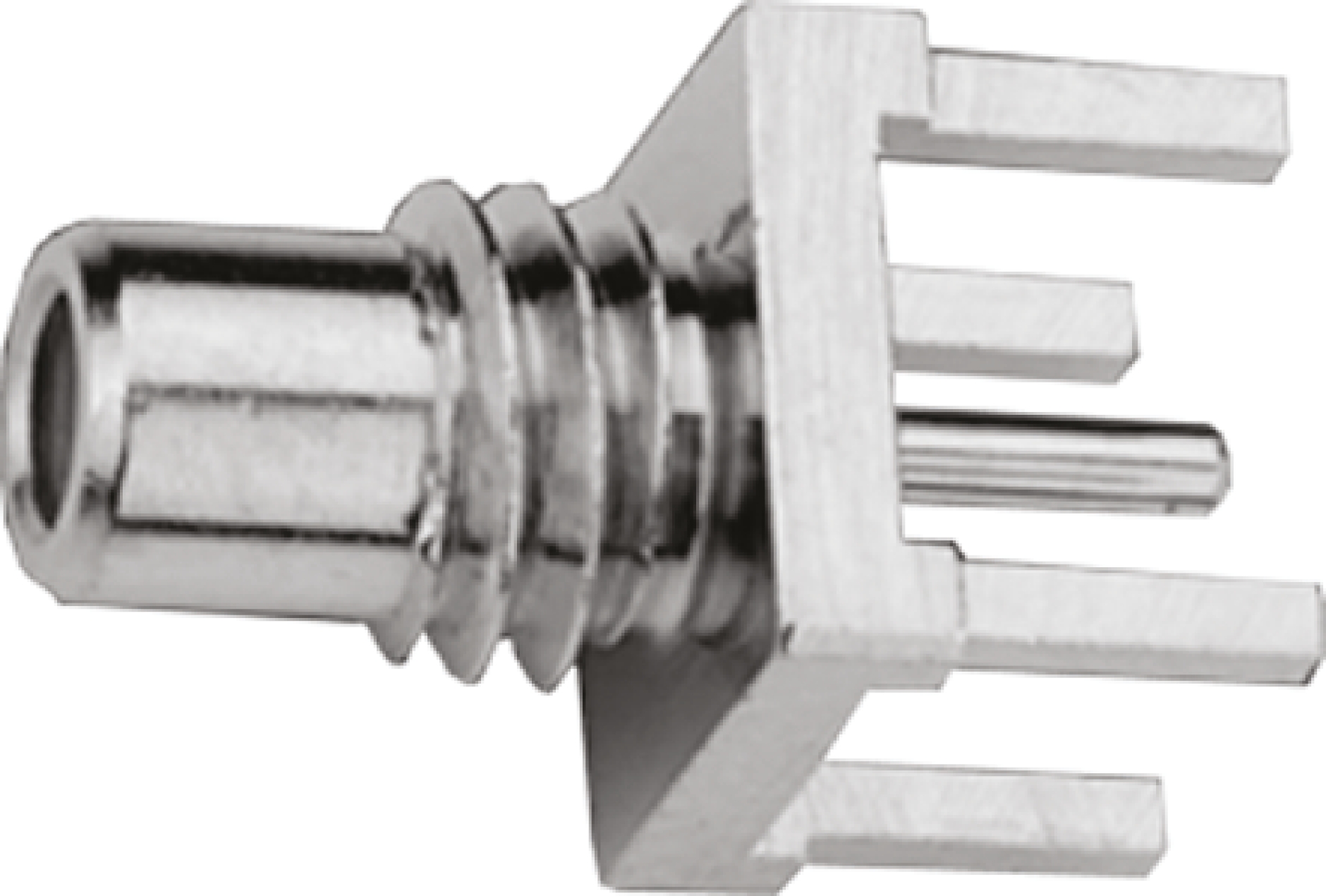 Telegartner, Plug Through Hole SMC Connector, 50Ω, Solder Termination, Straight Body