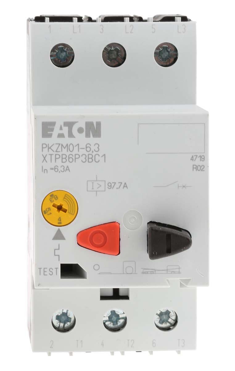 Eaton 4 → 6.3 A Motor Protection Circuit Breaker, 690 V ac