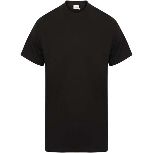 RS PRO Black Cotton Short Sleeve T-Shirt, UK- XXL, EUR- XXL