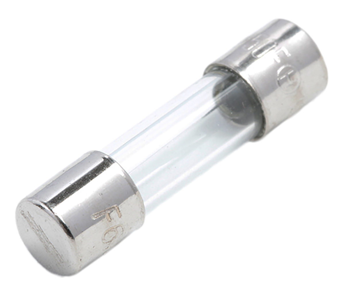 RS PRO 6.3A F Glass Cartridge Fuse, 5 x 20mm