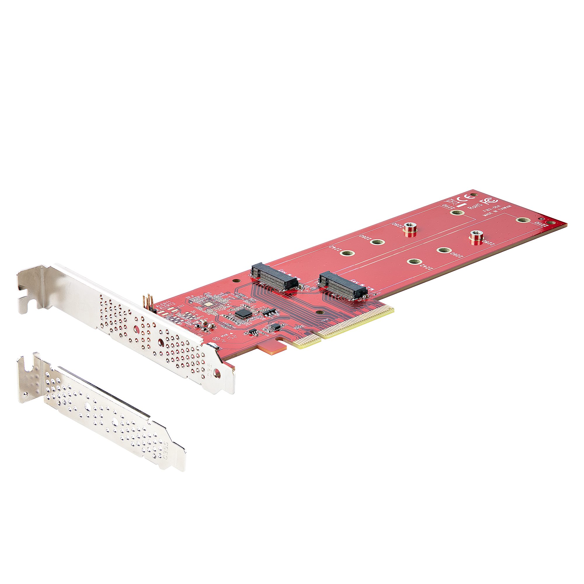 StarTech.com 2 port M2 M-key M2 PCIe SSD Adapter