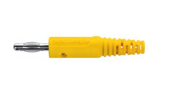 Schutzinger Black Banana Connector, 4 mm Connector, Nickel Plating