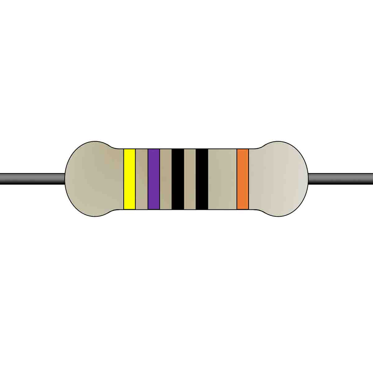 Yageo 470Ω Metal Film Fixed Resistor 2W ±5% FMP200JT-52-470R
