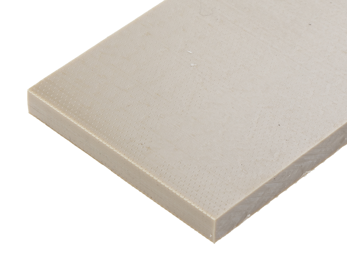 RS PRO Beige Plastic Sheet, 500mm x 50mm x 6mm