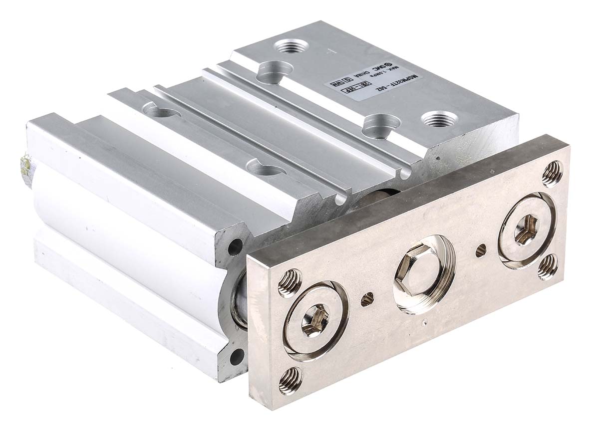 SMC Pneumatic Guided Cylinder - 32mm Bore, 50mm Stroke, MGP Series, Double Acting