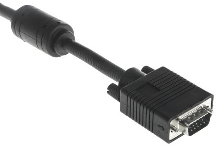 Roline Male VGA to Male VGA Cable, 10m Black